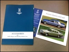 1991 1992 1993 Bentley Rolls Royce Factory Accessories Brochure Catalog  Turbo R