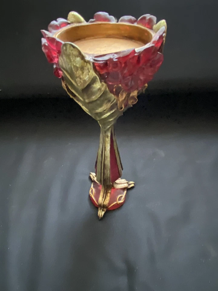Candle Stand with Unique Flower Design - Image 3 of 4