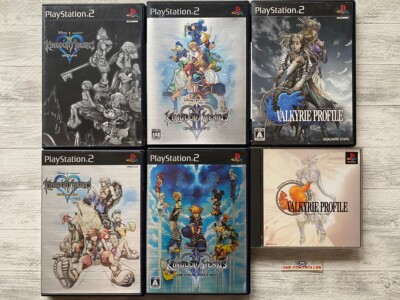 SONY PS 1  2 Kingdom Hearts  ＆   & Final Mix & Valkyrie Profile 1 2 from Japan