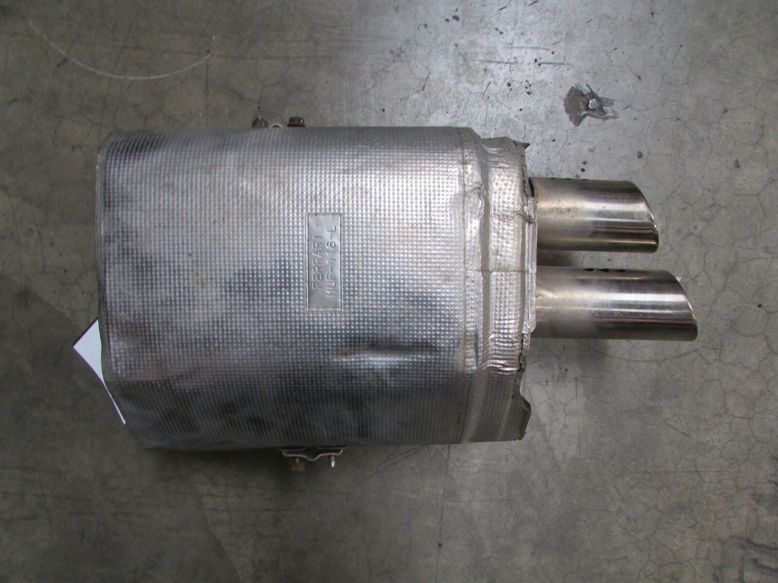 Ferrari 456, LH, Left Muffler, Used, P/N 156348
