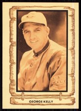 1982 Cramer Baseball Legends Series 3 George Kelly Cincinnati Reds #62