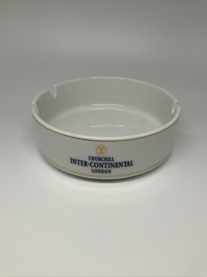 Vintage Rare Churchill Inter-Continental London Ashtray By BAUSCHER Germany