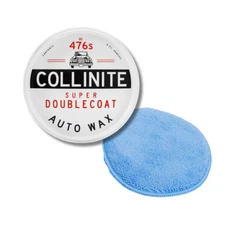 Collinite 476s Super Doublecoat Auto Paste Wax 9oz w/ 5" microfiber applicator
