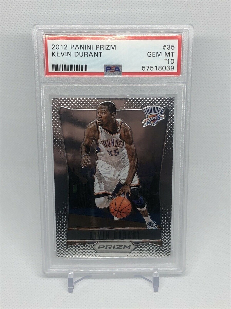 2012 PANINI PRIZM #35 KEVIN DURANT PSA 10 GEM MT