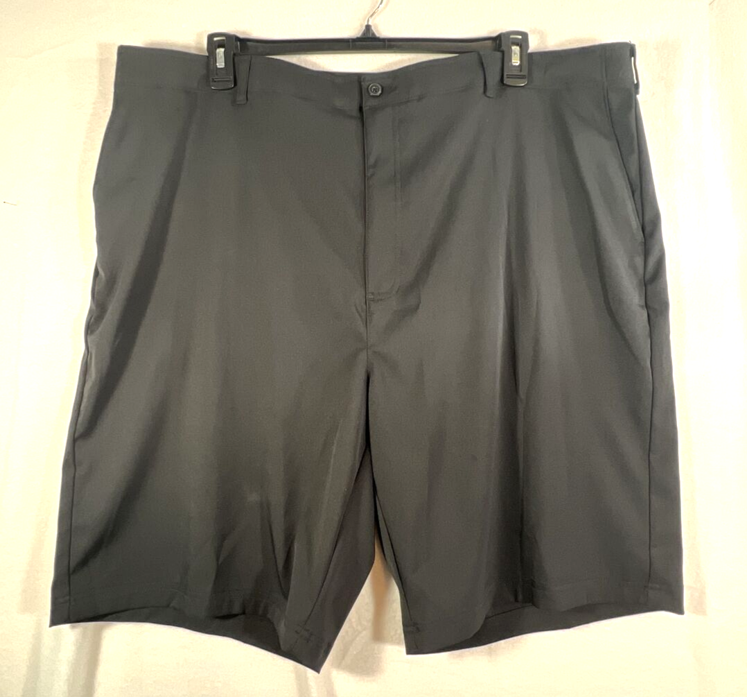 Pro Tour Men's Size 46 Black Golf Shorts Chino Flat Front New NWOT