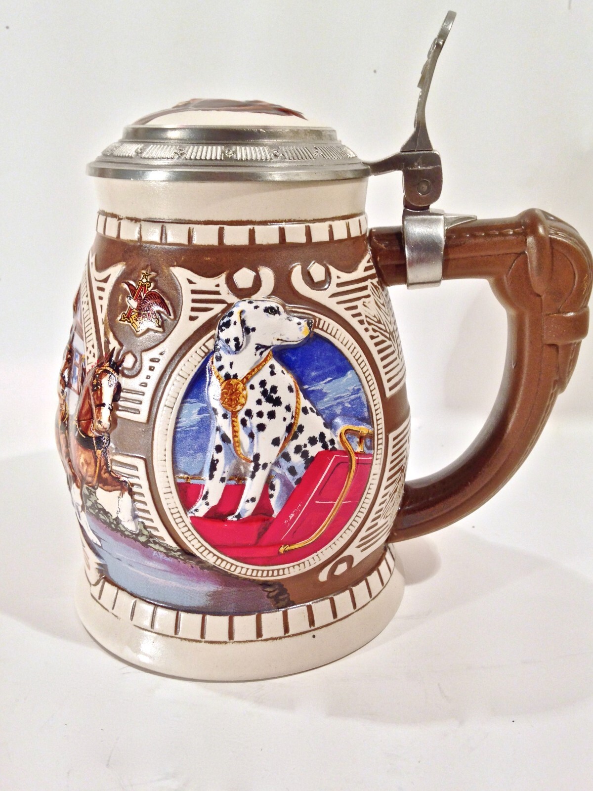 Vintage 1995 Anheuser Busch Menbers Only CB-1 Beer Stein Ceramarte Brazil NOS