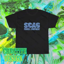 New Design SCAG POWER EQUIPMENT Logo Unisex Black T-Shirt Funny Size S to 5XL