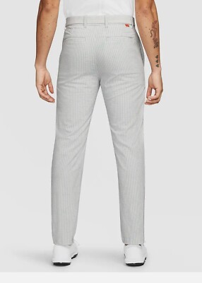 Nike Dri-FIT UV Dutch Gray/White Seersucker Golf Pants DH1946