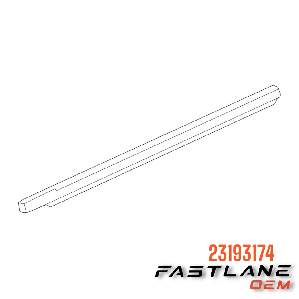 Chevrolet Equinox/GMC TERRAIN RR 2011-2017 puerta izquierda moldura de vidrio nuevo OEM 23193174 Foto 2 de 4