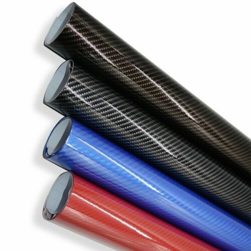 3D Carbon Fiber Vinyl Self Adhesive Car Film Wrap Waterproof Sticker Decals DIY - Picture 3 of 17