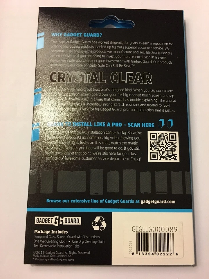Gadget Guard Tempered Glass Screen Protector For LG Stylo 2 - Image 2 of 4