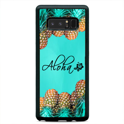 Pineapple Aloha Hawaii Beach Case Cover Samsung Galaxy Note 20 Ultra 10 Plus 9 8