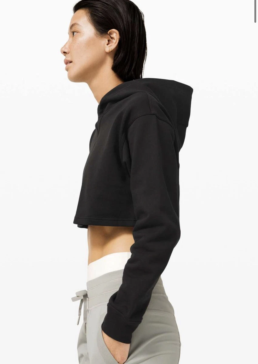 NWT Black lululemon all yours cropped hoodie eBay