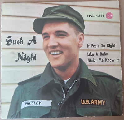 Elvis Presley, EPA-4361 RCA  Such A Night, Germany. S5.