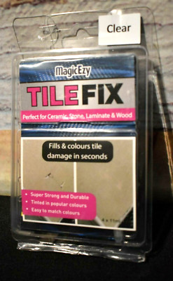 MagicEzy Tile REPAIRezy  (Clear) ~ Fix Cracks & Chips in Ceramic, Stone