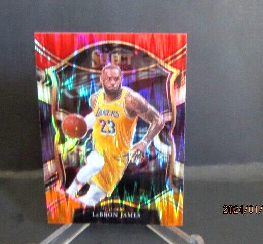 LeBron James 2020-2021 Select Red/Blue/Gold Shimmer Flash Prizm#23