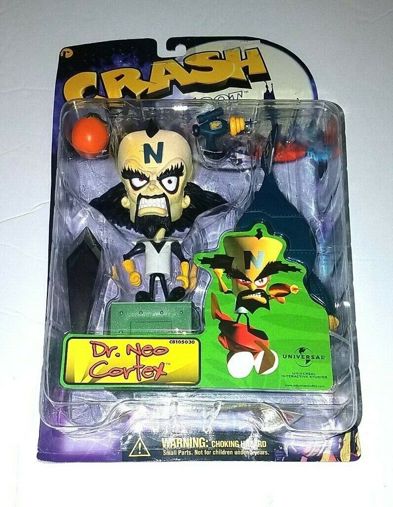 *NEW UNOPENED* Dr. Neo Cortex Crash Bandicoot Action Figure Series One Universal
