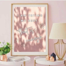 Quote Inspirational Positive Instant Download Printable Digital Wall Art Decor