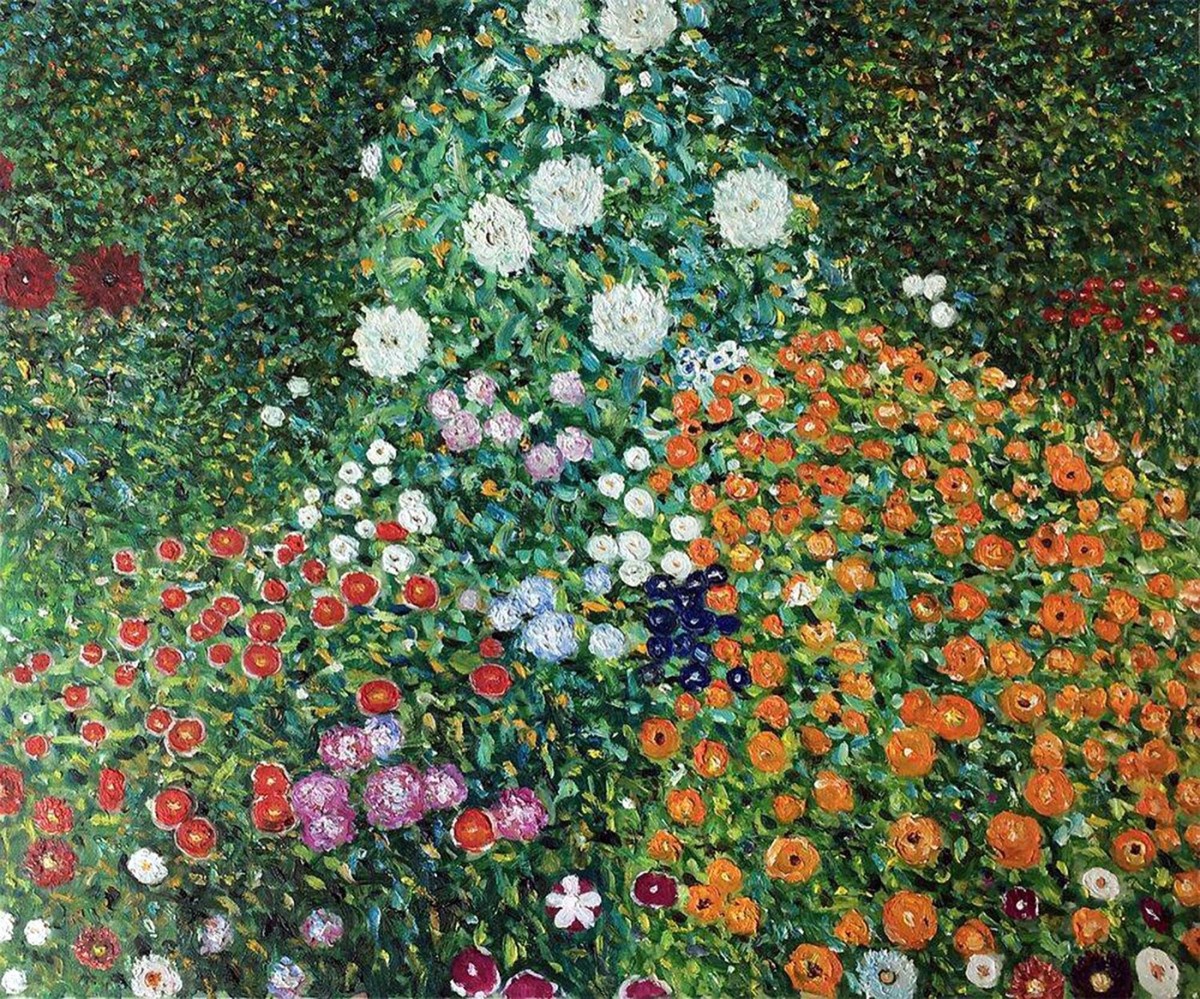 Flower Garden : Gustav Klimt : 1901 : Archival Quality Art Print
