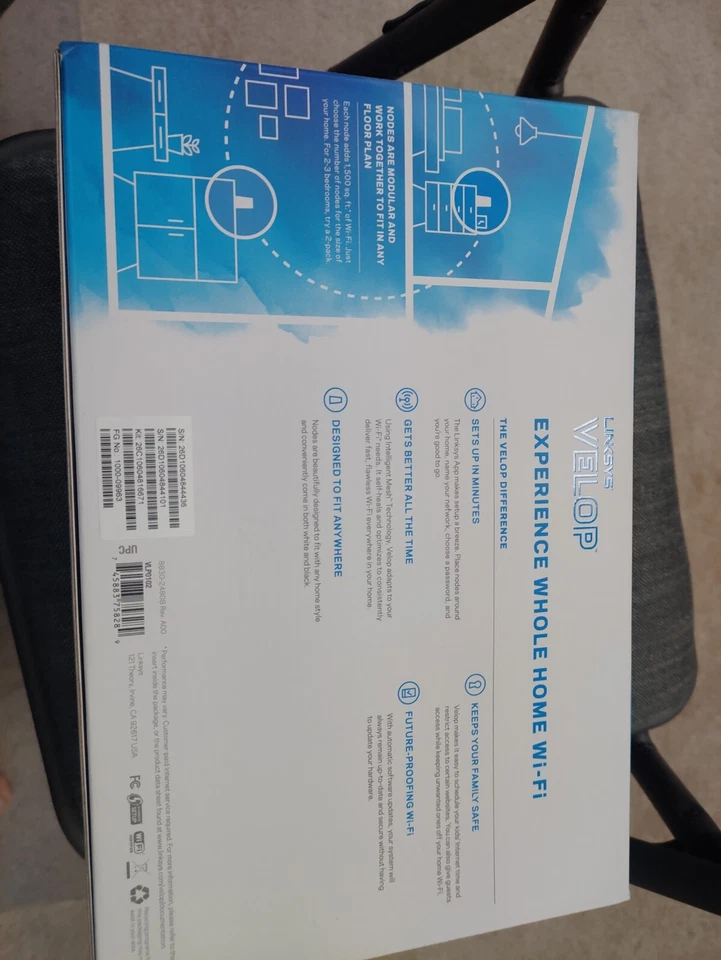 Linksys Velop AC2200 (WHW0102) 2-Pack Dual-Band Wi-Fi Router - White - Image 4 of 4