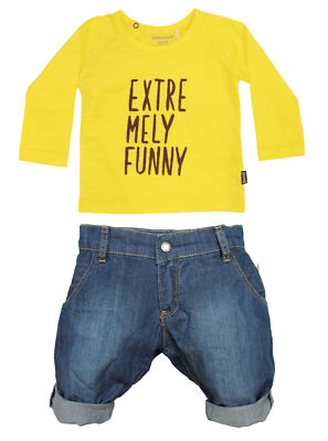 Jeans Hose + T-Shirt Set Gr. 80 / Ducky Beau - Imps & Elfs Jungen UVP 82,90 EUR