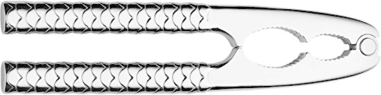 Alessi Colombina Fish Schiaccia-Crostacei, Acciaio Inossidabile, Argento, 6x3x19