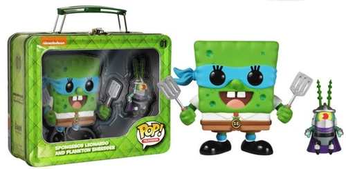 Funko POP! Animation: Spongebob Squarepants - Spongebob Leonardo and Plankton Sh