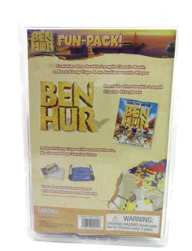 Vintage Ben Hur Fun Pack Read Along Book Featuring The Voice Of Charlton Heston - Picture 2 of 11