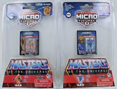 HeMan & Skeletor MOTU Lot of 2 World's Smallest  MASTERS of the UNIVERSE New 