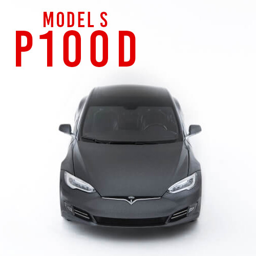 New Tesla Diecast 1:18 Scale Model S P100D Toy Display Car Mint