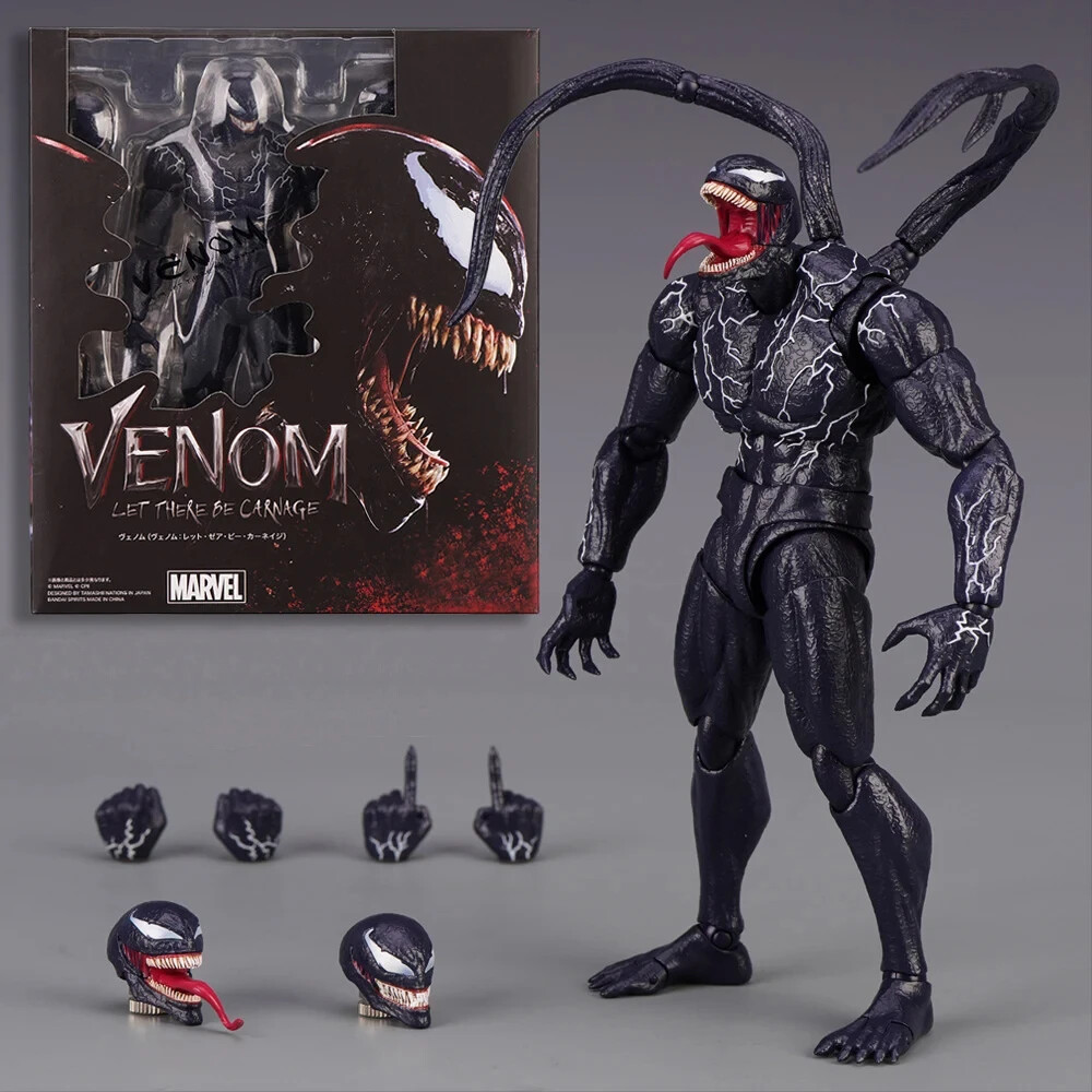 New Yamaguchi Venom Carnage Action Figure - Movable Collectible