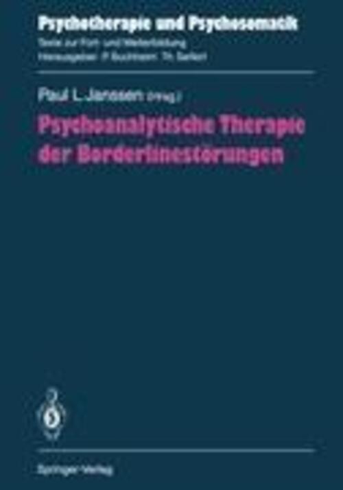 Thumbnail - Psychoanalytische Therapie Der Borderlinestörungen | Paul L. Janssen |