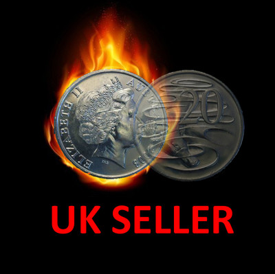 MAGIC 20c Australian SPLIT COIN 20 Cent AU Close up Clone Coin MAGIC TRICK 