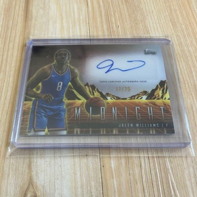 2023-24 Topps Midnight - Horizon Signatures Jalen Williams #HS-JW