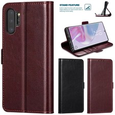 For Samsung Galaxy Note 10 Plus Wallet Leather Case Flip Card Slots Pocket Cover