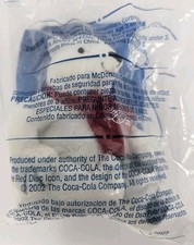 McDonalds 2002 HOLIDAY COCA COLA POLAR BEAR Plush Happy Meal Toy NEW