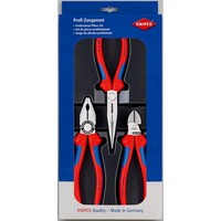 Zangensatz Montage-Paket Inh.3Tlg.Ku.-Tiefziehteil Knipex