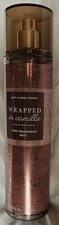 Bath Body Works Wrapped In Vanilla Fine Fragrance Mist 8 oz Spray Bottle