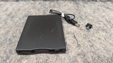 USB Floppy Disk Drive Black USB-F3502-2X Portable