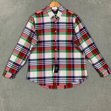 Polo Ralph Lauren Shirt Men's Large Multicolor Plaid Classic-Fit Oxford NWT $98