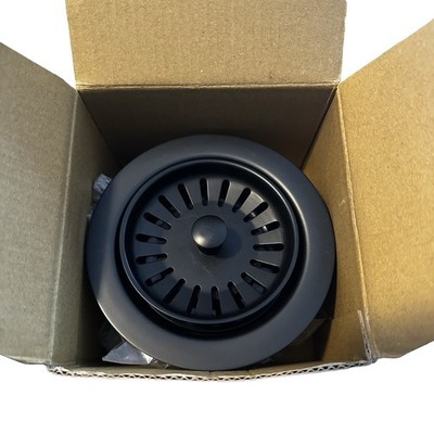 Native Trails DR340-MB Kitchen Sink 3.5'' Basket Strainer NEW Matte Black $215