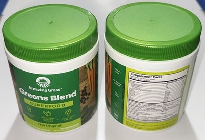 2-Pack NEW Amazing Grass   Greens Blend Superfood   Original   30 Serving 8.5 oz