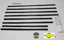 1963 1964 1965 1966 Valiant Coupe Door Window Felt Fuzzies Rubber Seal 8 Pc Kit