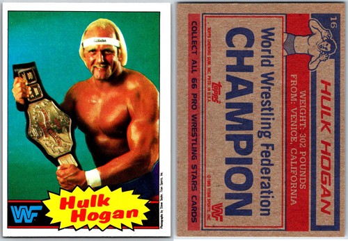 The Iron Sheik #17 1985 Topps WWF Stickers card