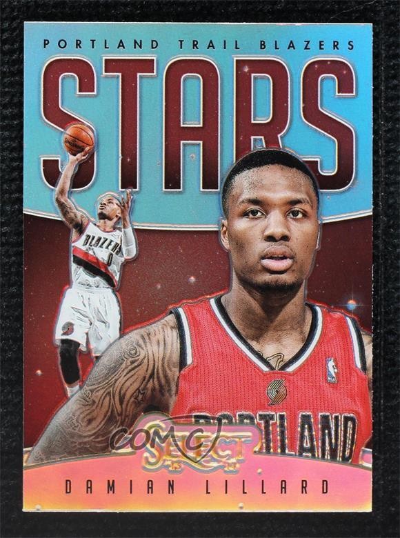 2013-14 Panini Select Stars Silver Prizm Damian Lillard #6 00ur