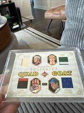 2021 PRESIDENT'S CHOICE SOLITAIRE 2.0 Palmer Bird Brown Banks QUAD GOAT 1/1