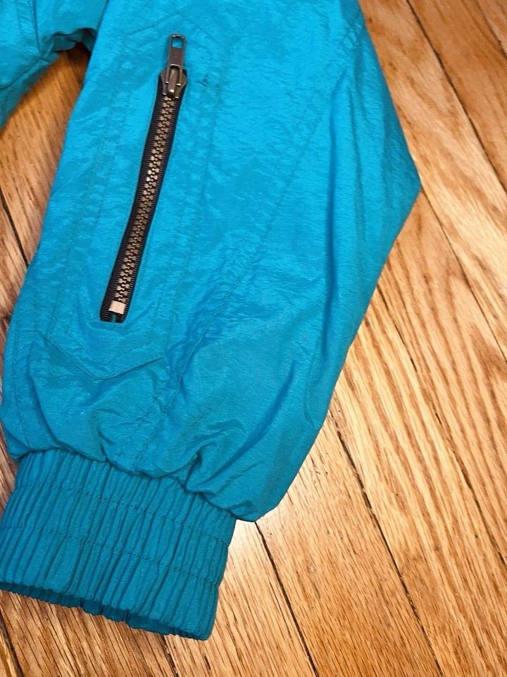 Helly Hanson винтажный лыж куртка пальто бирюзовый женщин 90-х размер 10 - Изображение 4 из 4