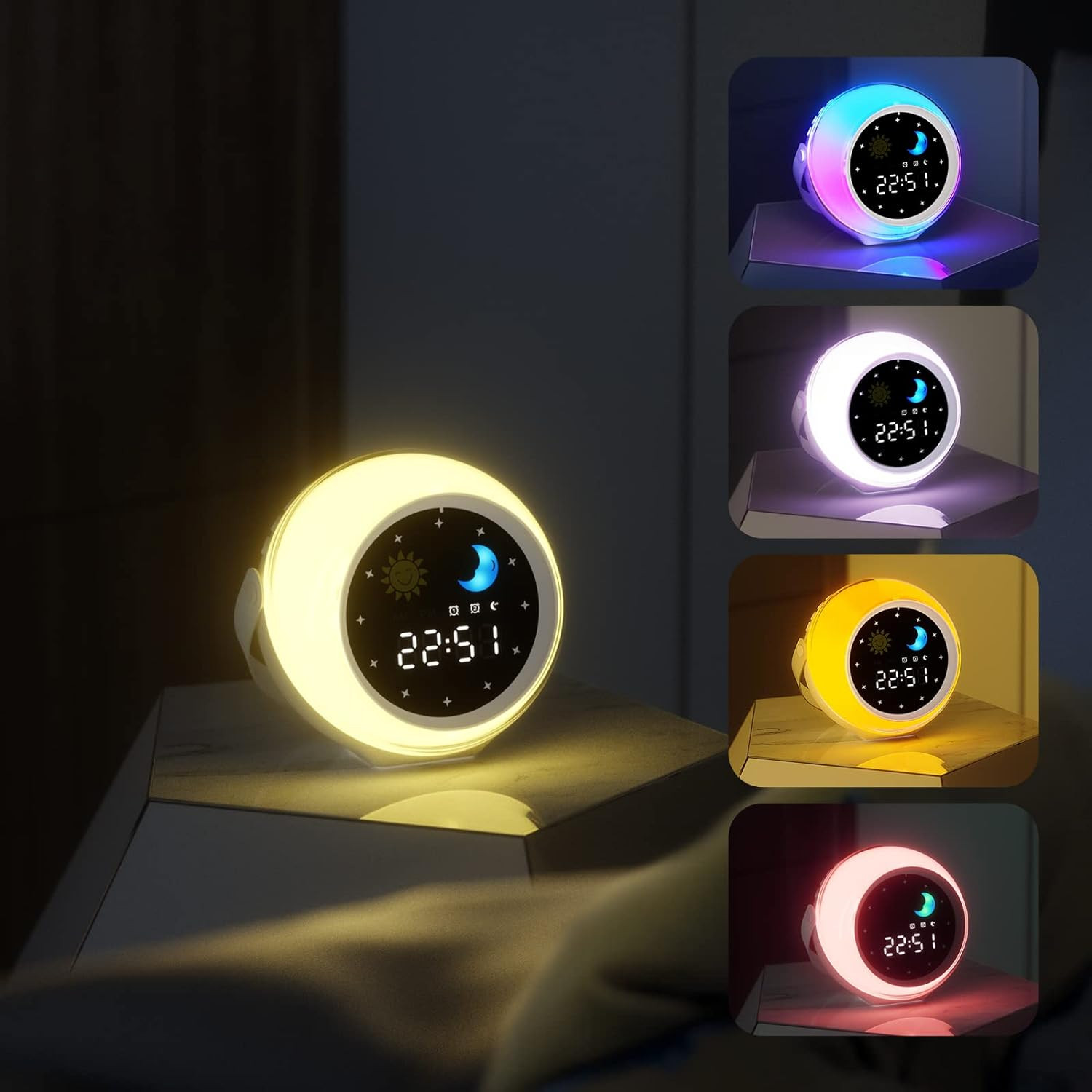 For Kids, Bluetooth Music Player&digital Clock, Sleep Sound Machine
