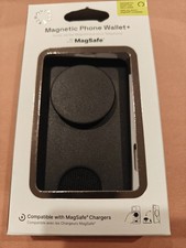 PopSockets Magnetic MagSafe PopWallet  Phone Wallet  Grip for iPhone   Black