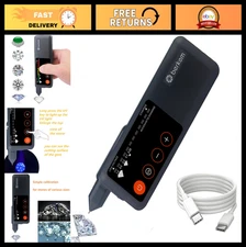 Rechargeable Diamond Tester Pen with UV Light - High Accuracy Gem Tester for Jew